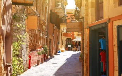 Old Town Chania In Crete